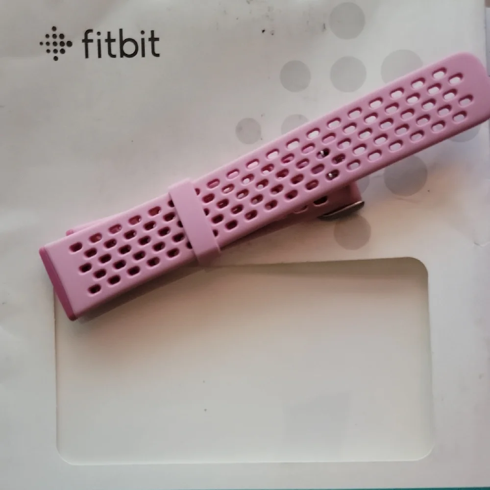 Fitbit Sense2 Pink Perforated Smart Watch Replacement Band